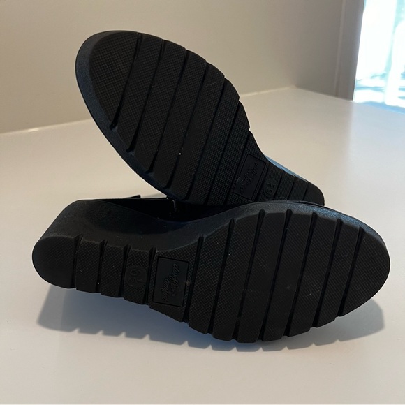 Black suede wedge boots - Picture 2 of 3